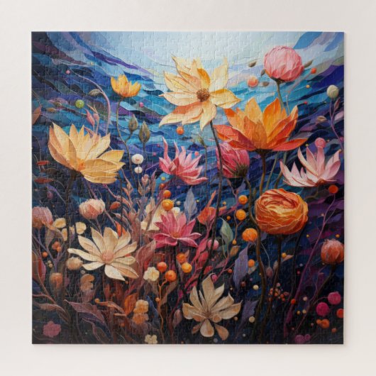Puzzle d'art floral (Vertical)