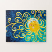 Puzzle d'art Imaginaire Sun et Lune (Horizontal)