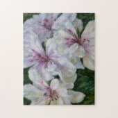 Puzzle d'art Jardin aux fleurs roses et blanches (Vertical)