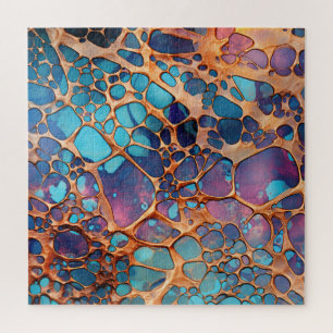 Puzzle d'art métallique anodisé