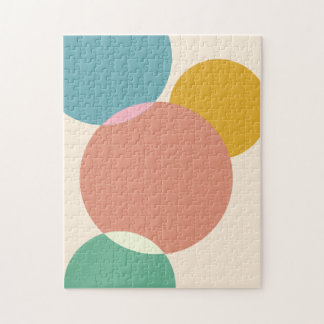 Puzzle d'art moderne du milieu du siècle