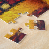 Puzzle d'art numérique - perroquet dans un zoo (Côté)