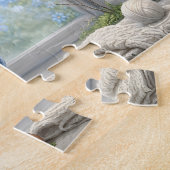 Puzzle d'art oiseau père fantaisiste (Côté)