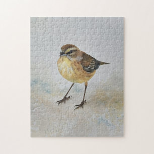 Puzzle d'art ornithologique jaune Paruline