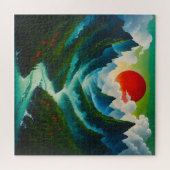 Puzzle d'art paysager japonais (Horizontal)