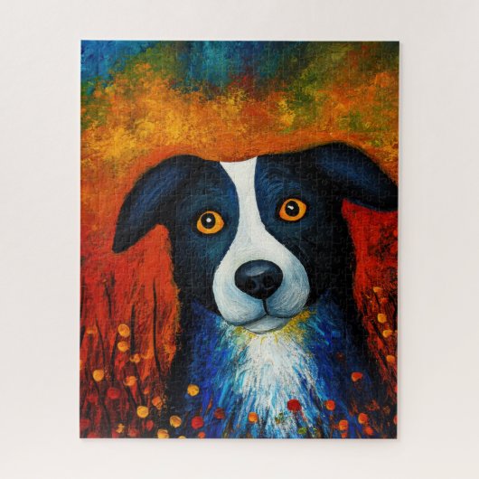 Puzzle d'art Portrait de chien (Vertical)