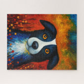 Puzzle d'art Portrait de chien (Horizontal)