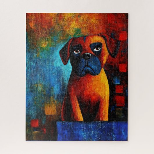 Puzzle d'art Portrait de chien (Vertical)