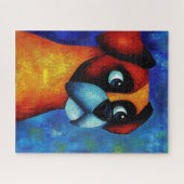 Puzzle d'art Portrait de chien (Horizontal)