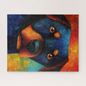 Puzzle d'art Portrait de chien (Horizontal)