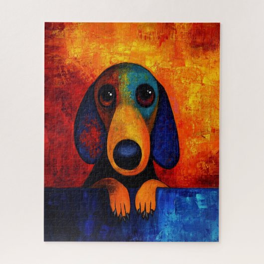 Puzzle d'art Portrait de chien (Vertical)