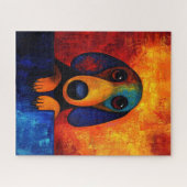 Puzzle d'art Portrait de chien (Horizontal)