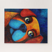 Puzzle d'art Portrait de chien (Horizontal)