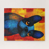 Puzzle d'art Portrait de chien (Horizontal)