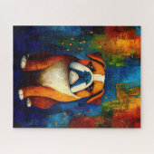 Puzzle d'art Portrait de chien (Horizontal)