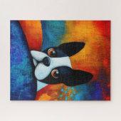 Puzzle d'art Portrait de chien (Horizontal)