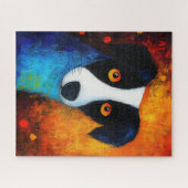 Puzzle d'art Portrait de chien (Horizontal)