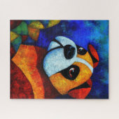 Puzzle d'art Portrait de chien (Horizontal)