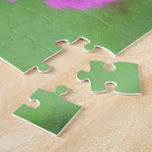 Puzzle d'art rose violet Zinnia (Côté)