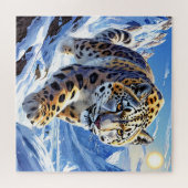 🧩 Puzzle d'art sur la faune de la panthère des ne (Horizontal)