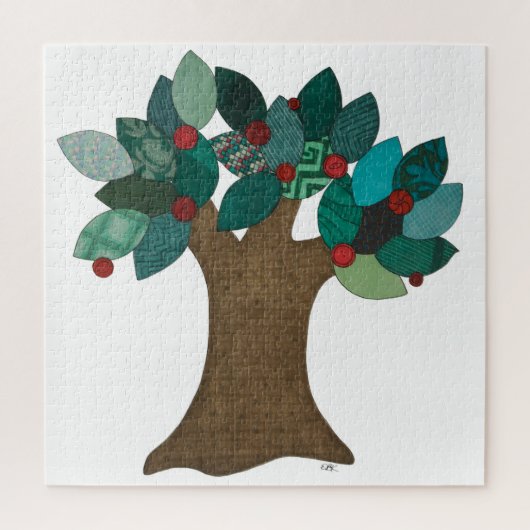 Puzzle d'art unique - Arbre Turquoise - Erin Brie (Vertical)