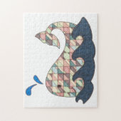Puzzle d'art unique-baleine géométrique (Vertical)