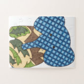 Puzzle d'art unique - Elephant #1 - Erin Brie Art (Horizontal)