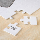 Puzzle d'art unique - Elephant avec fleur #1 (Côté)