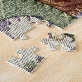 Puzzle d'art unique -Fleur #6 Extrait-Erin Brie Ar (Côté)