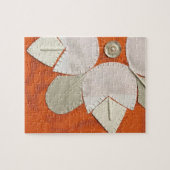 Puzzle d'art unique - Géométrie orange #5 Extrait (Horizontal)