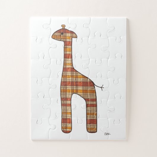 Puzzle d'art unique - Giraffe #2 - Erin Brie Art (Vertical)