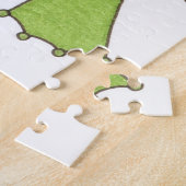 Puzzle d'art unique - Grenouille #1 - Erin Brie Ar (Côté)