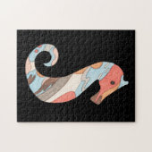 Puzzle d'art unique - Seahorse #2 - Erin Brie Art (Horizontal)