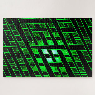 Puzzle d'art vert