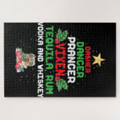 Puzzle Dasher Arbre Danseur Vixen Tequila Whiskey (Horizontal)