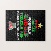 Puzzle Dasher Arbre Danseur Vixen Tequila Whiskey (Horizontal)