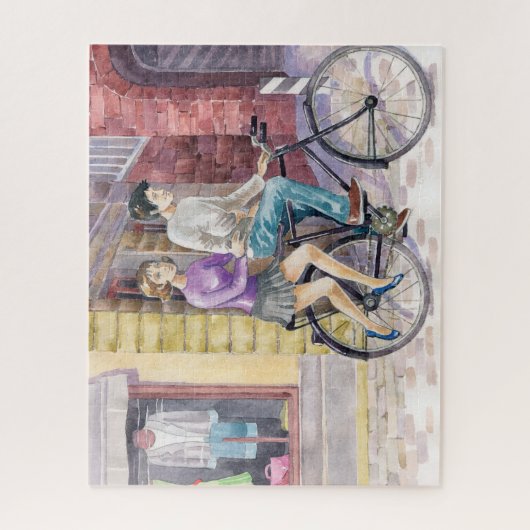 Puzzle Date romantique (Vertical)