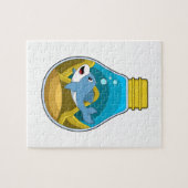 Puzzle Dauphin à la natation dans l'aquarium (Horizontal)