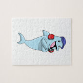 Puzzle Dauphin à l'écoute de la musique (Horizontal)