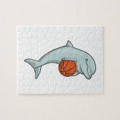Puzzle Dauphin au Basketball Sports (Horizontal)