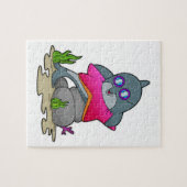 Puzzle Dauphin avec lunettes (Horizontal)