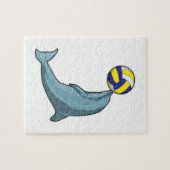 Puzzle Dauphin avec volleyball (Horizontal)
