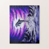 Puzzle Dauphin clair de lune (Vertical)