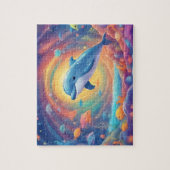 Puzzle Dauphin coloré mignon (Vertical)