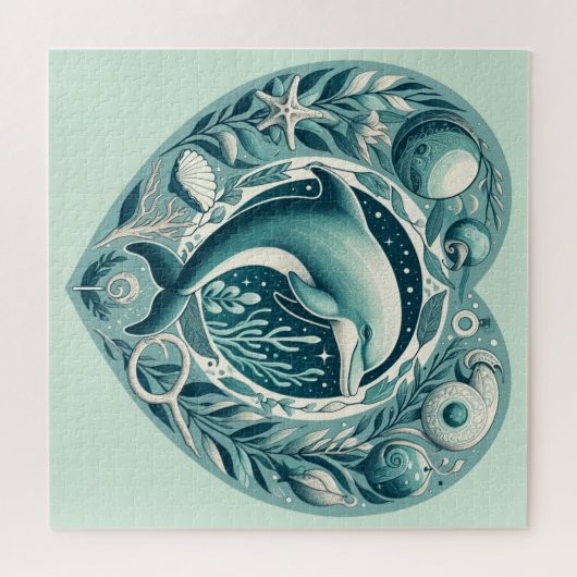 Puzzle Dauphin Ocean Life (Horizontal)