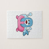 Puzzle Dauphin sur baignoire (Horizontal)