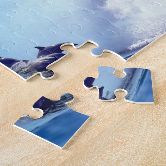 Puzzle Dauphins surfants (Côté)