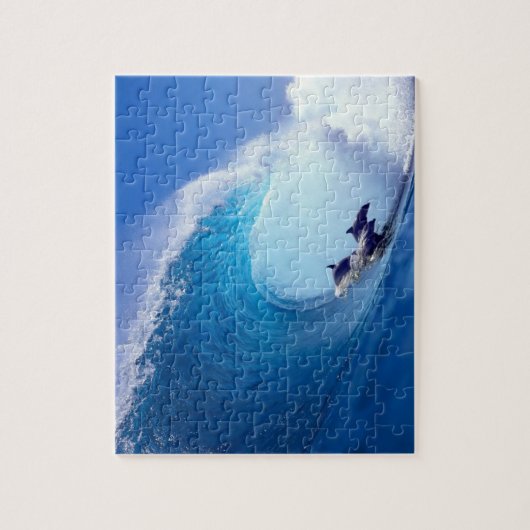 Puzzle Dauphins surfants (Vertical)