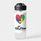 Puzzle d'autisme Bouteille d'eau cardiaque (Extérieur)