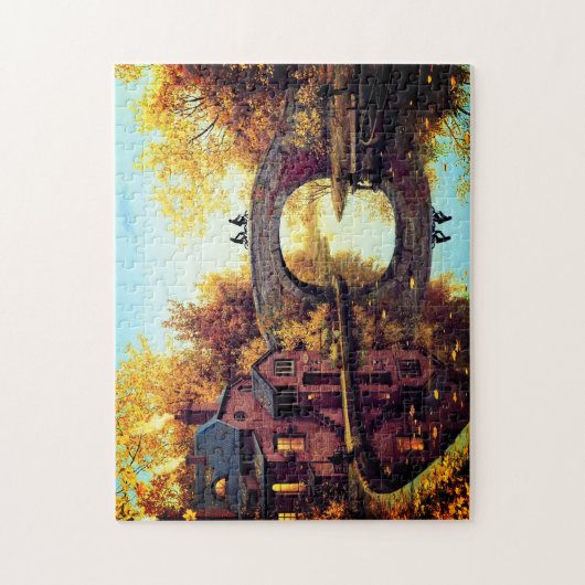 Puzzle d'automne Beau paysage (Vertical)
